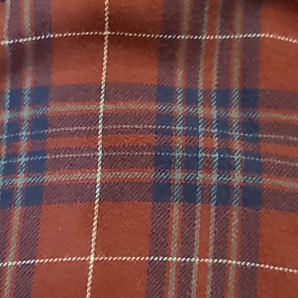 Hollister‎ womens red, blue and green long sleeve citton button down shirt - Picture 3 of 6